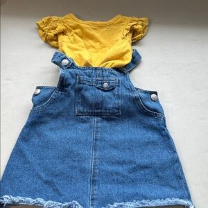 Seven7 Kids Blue Denim Overalls